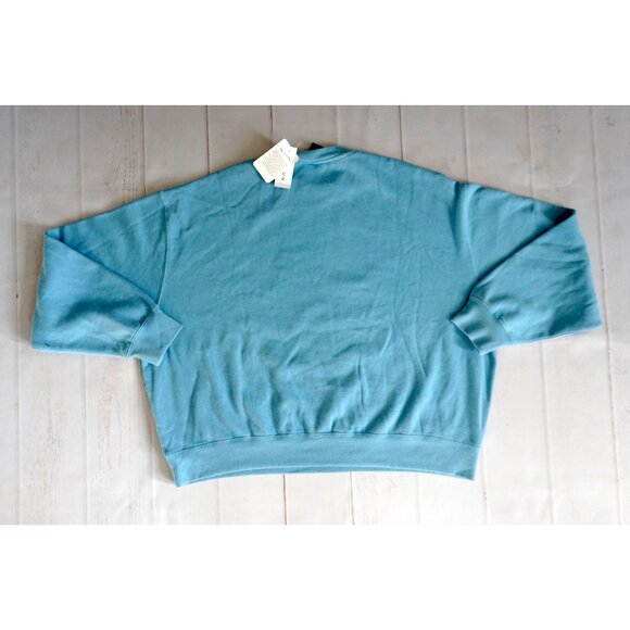 PacSun Womens Blue Chair Lift Cozy Crew Neck Sweatshirt - Picture 7 of 7
